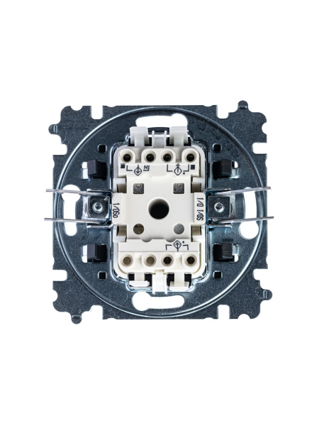 Купить ABB EPJ Levit сталь / дымчатый чёрный Выключатель кнопочный 1-клавишный 2CHH599145A6069