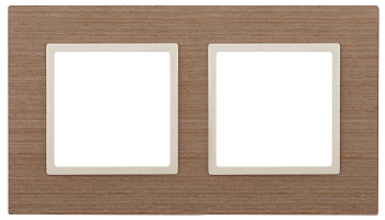 ЭРА 14-5302-07 Elegance Ясень/сл.кост Дерево Рамка 2-ая