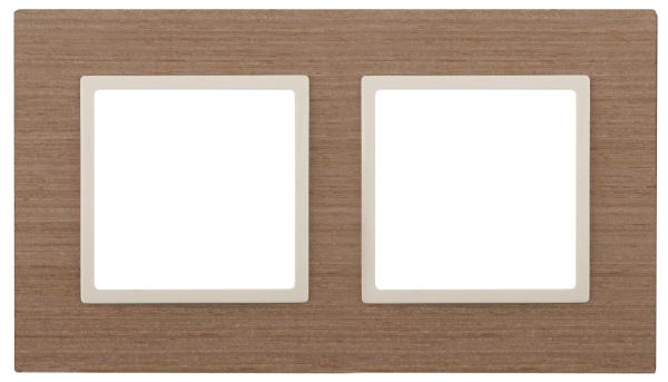 ЭРА 14-5302-07 Elegance Ясень/сл.кост Дерево Рамка 2-ая