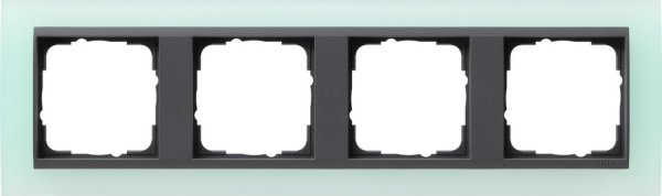 Gira Event Opaque Салатовый/Антрацит Рамка 4-ая 021485