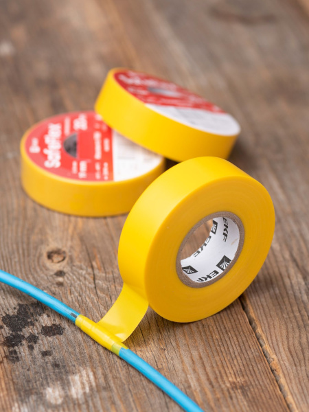 Купить EKF PROxima Изолента ПВХ желтая 19мм 20м серии SafeFlex