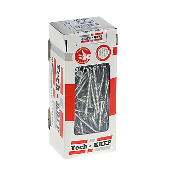 Tech-Krep Саморезы универсальные  60х4,0 мм (200 шт)  оцинкованные - коробка с ок. Tech-Kr 102185