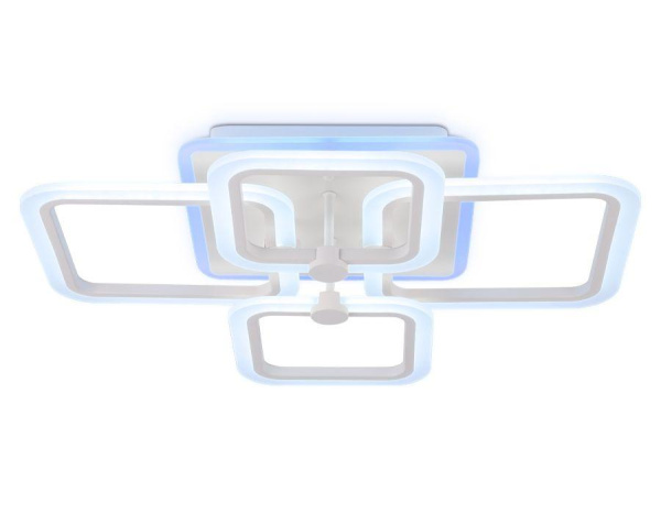 Купить Ambrella Потолочный светодиодный светильник с пультом FA533/2+2 WH белый 105W 770*540*120 (ПДУ РАДИО 2.4)