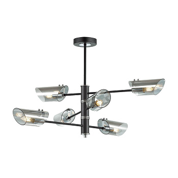 Lumion 4402/6C LN19 062 хром, черный Люстра потолочная E14 6*40W 220V NOLAN