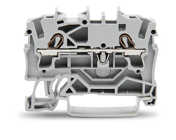 WAGO 2-проводная проходная клемма 2002-1201