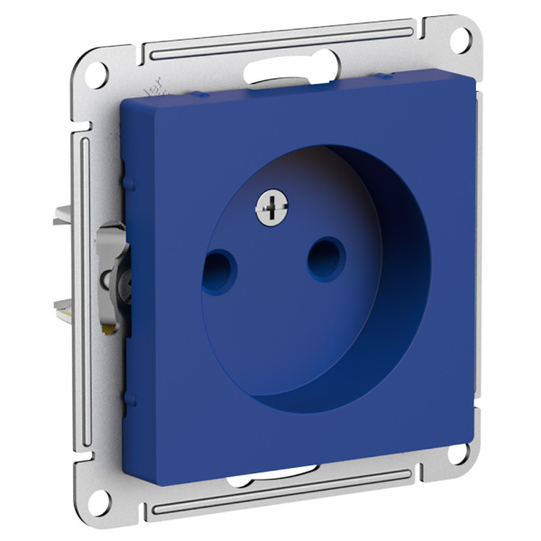 Systeme Electric AtlasDesign Аквамарин Розетка б/з без шторок, 16А, механизм