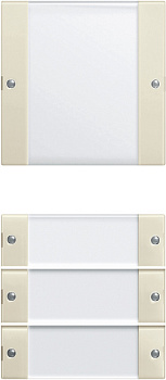 Gira KNX S-55 Крем глянец Комплект клавиш для сенсор.выкл. 4 шт 213401