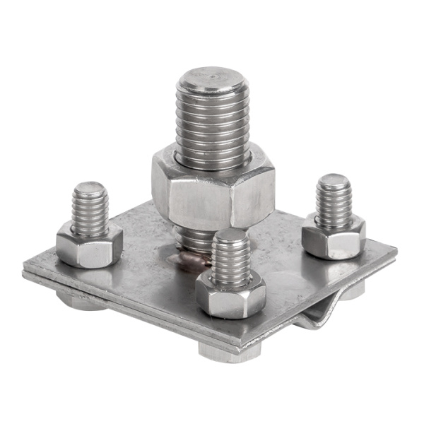 Купить EKF PROxima Зажим прута на штыре, пластина d(56x56)мм Ni