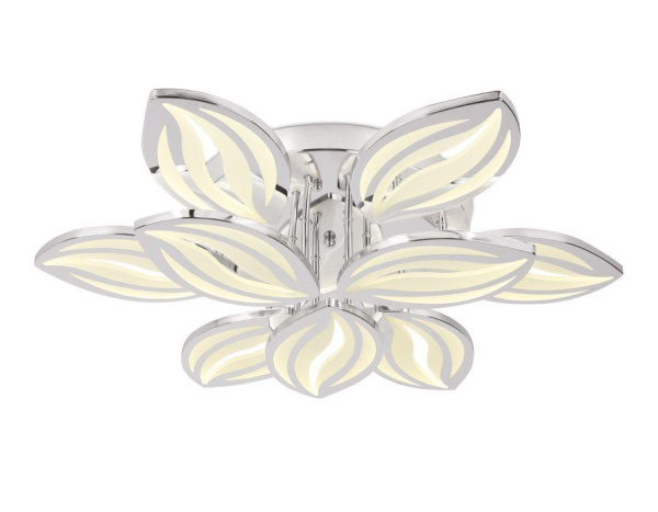 Ambrella Потолочный светодиодный светильник с пультом FA467/6+3 CH хром 135W 720*620*120 (ПДУ РАДИО 2.4)