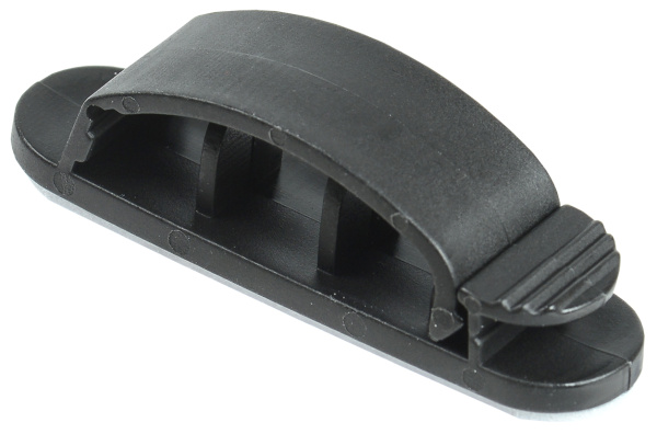 IEK Клипса самоклеящаяся КС-3 черная (12шт)