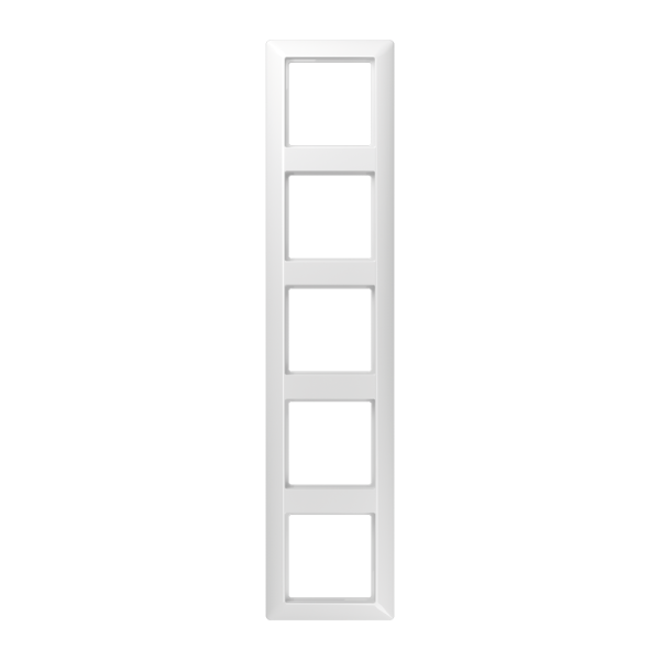 JUNG AS 500 Белая Рамка 5-ая ударопрочная AS585BFWW