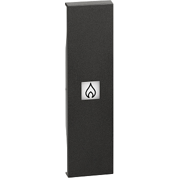 BT Living now Черный Лицевая панель с символом нагреватель для выключ и переключ 1 мод KG01PN