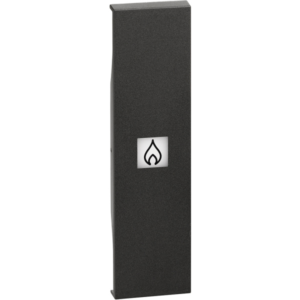 BT Living now Черный Лицевая панель с символом нагреватель для выключ и переключ 1 мод KG01PN