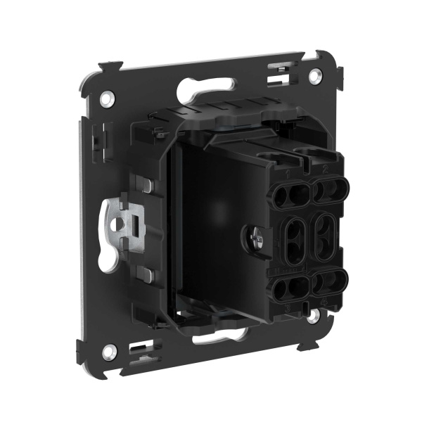 Купить DKC Механизм управления рольставней в стену, "Avanti", "Черный квадрат"