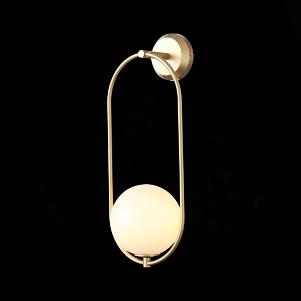 Купить ST Luce SL1118.201.01 Светильник настенный Золото/Белый E14 1*40W