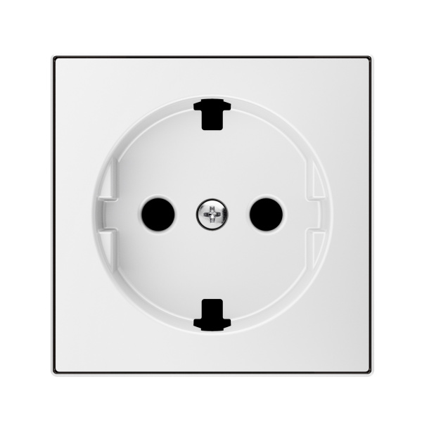 ABB SKY Альпийский белый Накладка для розетки SCHUKO с плоской поверхностью 2CLA858890A1101