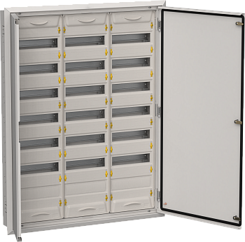 TITAN 5 Корпус мет. ЩРв-252 (3х84) 1130х885х130 IP31 сер IEK