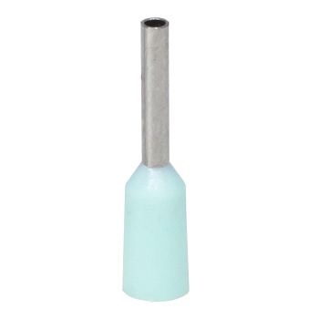 DKC Наконечник-гильза с изол. фланцем для жилы сечением 0,34кв.мм, длина контактной части  8мм, бирюзовый