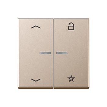 JUNG Центральная плата для вставок управления двигателями, шампань A1701PCH