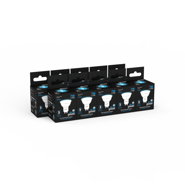 Купить Gauss Лампа MR16 7W 630lm 6500K GU10 LED 101506307