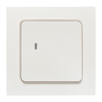 EKF Умный беспроводной выключатель Стокгольм 1-кл белый Zigbee Сonnect