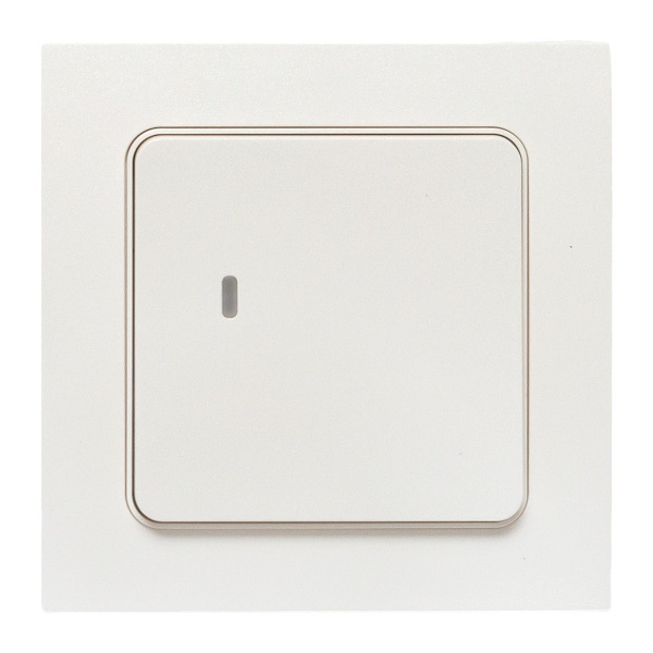 EKF Умный беспроводной выключатель Стокгольм 1-кл белый Zigbee Сonnect