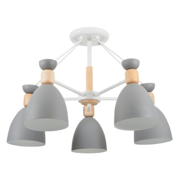 Freya Modern Delia Белый Потолочный светильник E27 60W FR5033CL-05W