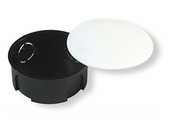 Hegel Коробка разветвительная с крышкой д/сплошн стен, 5 вводов, внутр разм 68х28 мм, ниша: 70х30, круг, IP20 У195-И