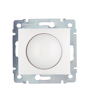 Legrand DIY Valena Бел Светорегулятор поворотный 40-400W для ламп накаливания (вкл поворотом) 694288