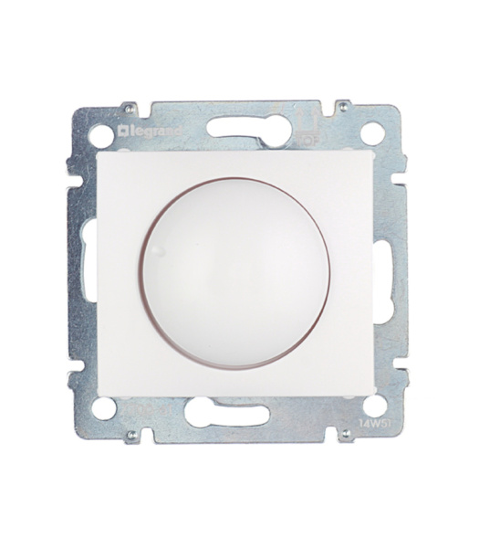 Legrand DIY Valena Бел Светорегулятор поворотный 40-400W для ламп накаливания (вкл поворотом) 694288