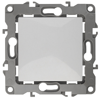 ЭРА 12-1111-01 Белый Кнопка, 10АХ-250В, 12