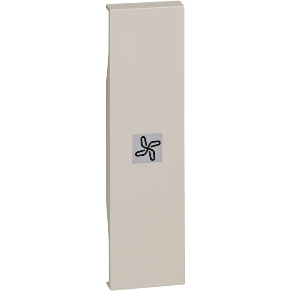 BT Living now Песочный Лицевая панель с символом вентилятор для выключ и переключ 1 мод KM01RN