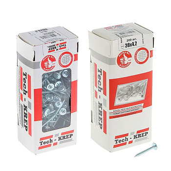Tech-Krep Саморез ШСММ 4,2х38 (200 шт) - коробка с ок. 102143