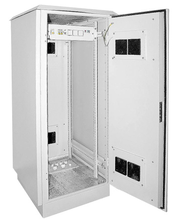 IEK LINEA O ITK Шкаф уличный 19" 42U 720x860, IP55 металл двери, серый LO35-42U78-MM55