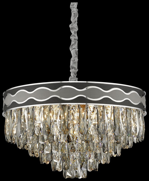 Wertmark WE135.12.103 Люстра подвесная Хром/Прозрачный E14 12*40W