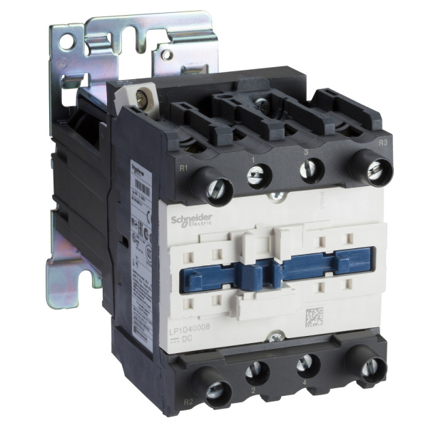 Купить SE Contactors D Контактор 4Р (2НО + 2НЗ),AC1 60А, 24В DC, зажим под винт LP1D40008BD