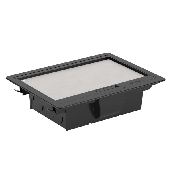 DKC Лючок напольный 12 мод, черный RAL 9005