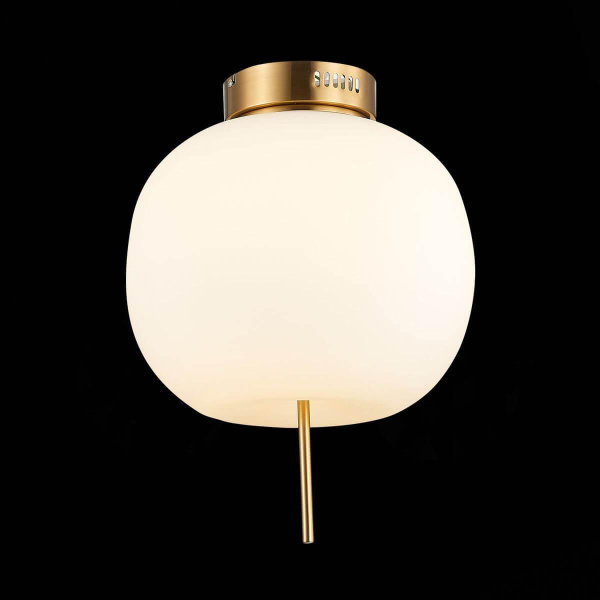 Купить ST Luce SL1621.202.01 Светильник потолочный Золото/Белый LED 1*25W 3000K