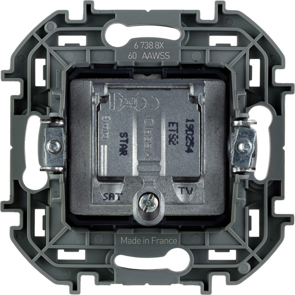 Купить Legrand INSPIRIA Белый Розетка TV/SAT "звезда" 673880