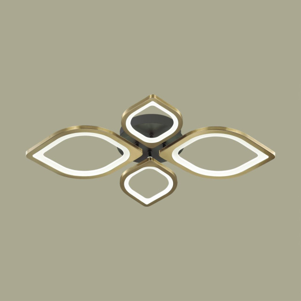 Купить Lumion 4580/99CL LEDIO LN21 черный, золотой Люстра потолочная LED 116W 5130Лм 3000-6000K 220V HONEY