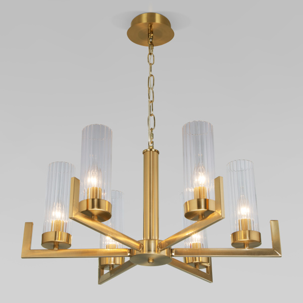 Купить Eurosvet Подвесная люстра 60133/6 латунь a057758