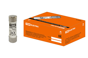 TDM Плавкая вставка ПВЦ-С3 14х51 20А SQ0729-0017