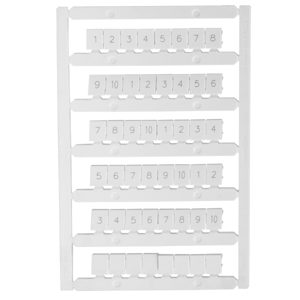 КЭАЗ Маркировка для лазерной печати "1-10" OptiClip MC8/H/1-10