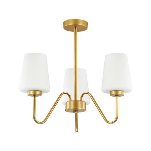 Lumion 3791/3C LN19 248 золотой, белый Люстра на штанге E27 3*60W 220V OLIVIA