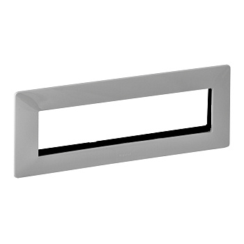 Legrand Valena LIFE Алюминий Рамка для модульных устройств Mosaic 4x2 модуля 752345