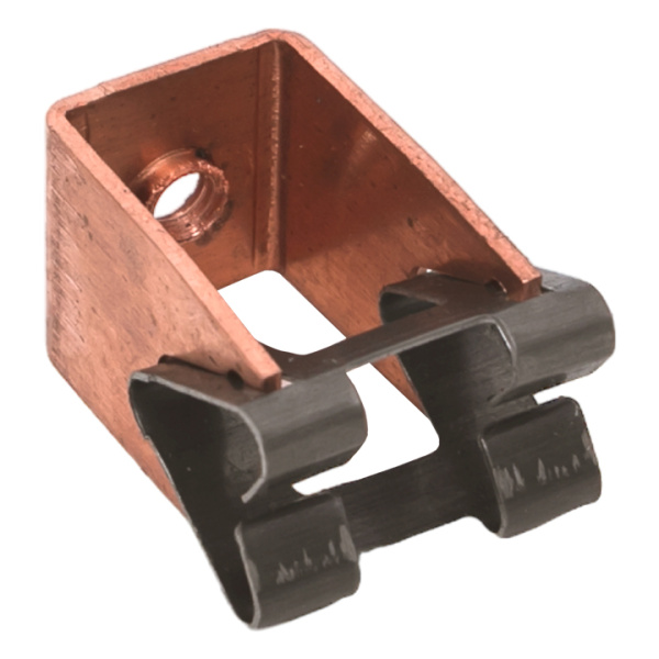 Купить EKF PROxima Держатель токоотвода металлический 35мм, L=20мм, Ni/Сu