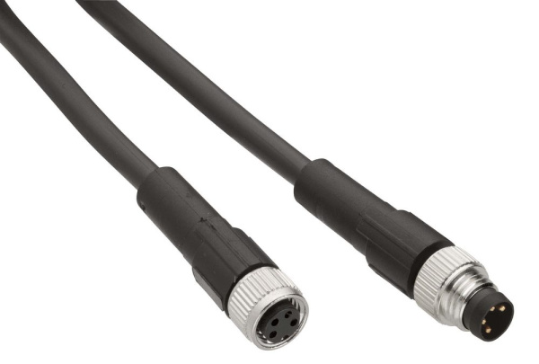 Купить SE Шина ТМ7, прямой M12-B 4pin, Female-без разъема, 10м TCSXCN1FNX10E