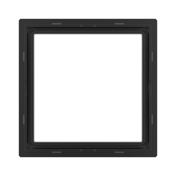 Купить DKC Декоративная вставка для металлических рамок Avanti черная, 1 пост (2 мод.)