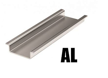 DKC Дин-рейка алюминиевая, с насечкой OMEGA 3, 35х7,5мм.