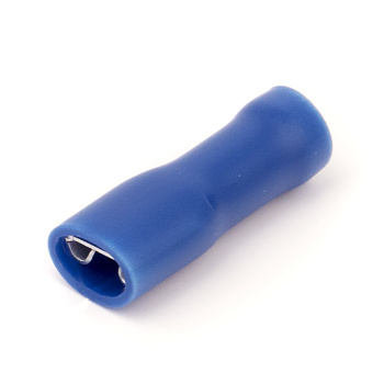 DKC Наконечник плоский полностью изолир. (розетка) 1,5-2,5 кв.мм 6,3х0,8 мм (РППИ-М)